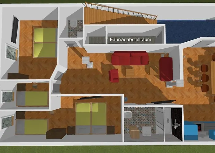 H&H Apartments Im Herzen Der Stadt In Der Lange Strasse Geraeumig Ruhig Mit Kueche Und Esstisch