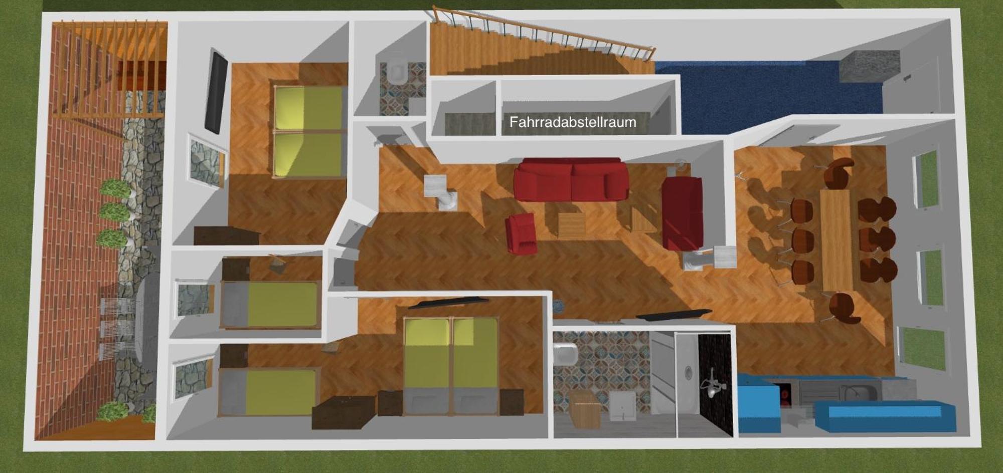H&h Im Herzen Der Stadt In Der Lange Strasse Geraeumig Ruhig Mit Kueche Und Esstisch Apartment *